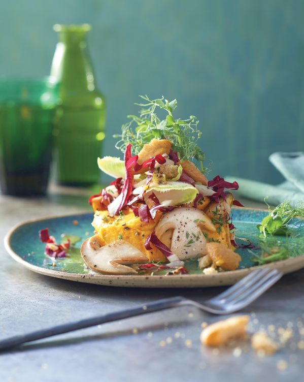 6 przepisów na lekki lunch z sałatą i pieczonymi warzywami