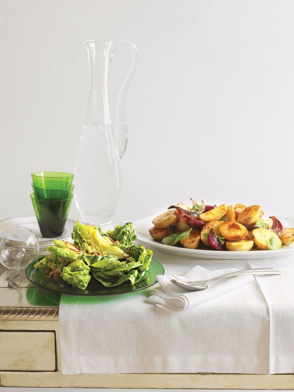 sałatka z ziemniaków i mięty