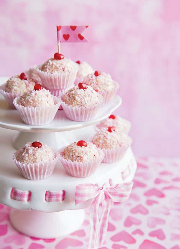 Słodkie kulki kokosowe