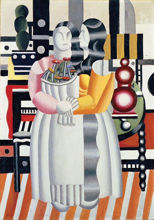 Fernand Léger Dwie kobiety z bukietem , 1921 r.