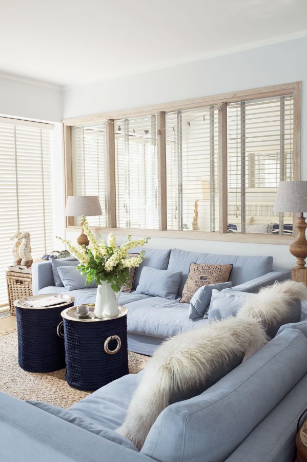 wnętrze w stylu nadmorskim