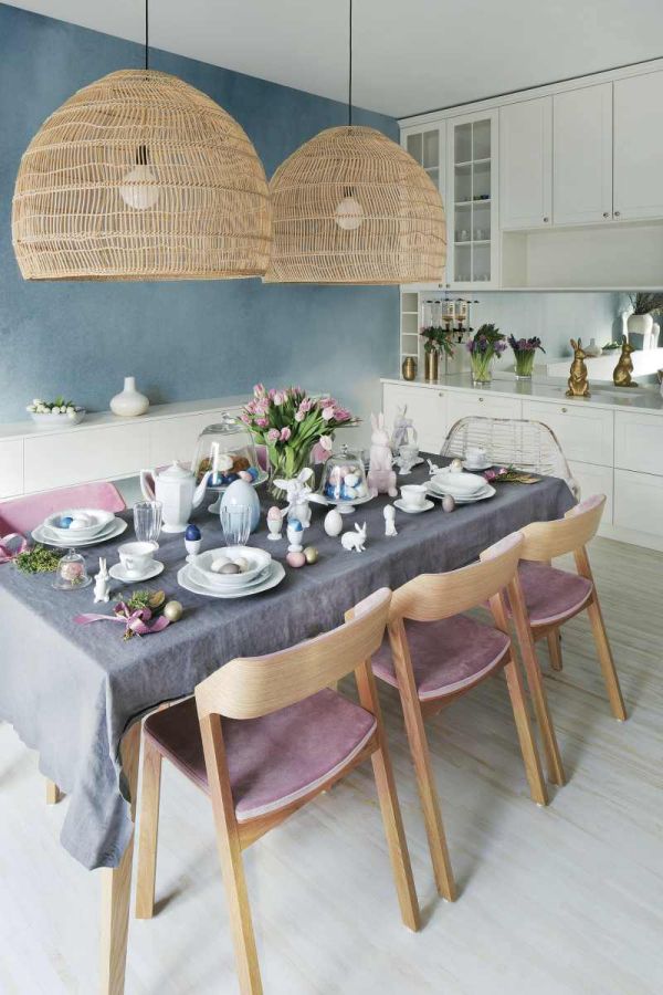 ozdoby wielkanocne w nowoczesnym wnętrzu