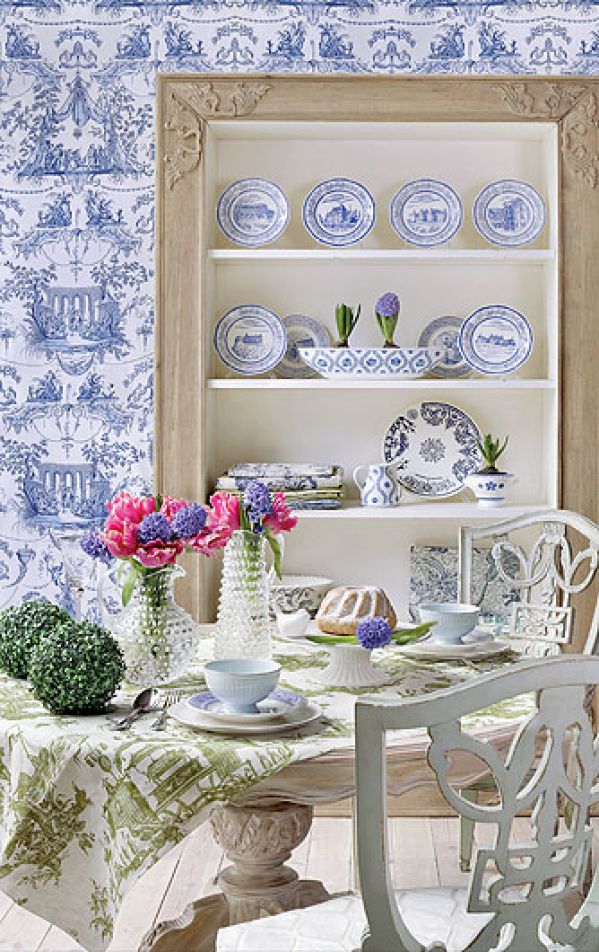 Wielkanocne dekoracje i zastawa