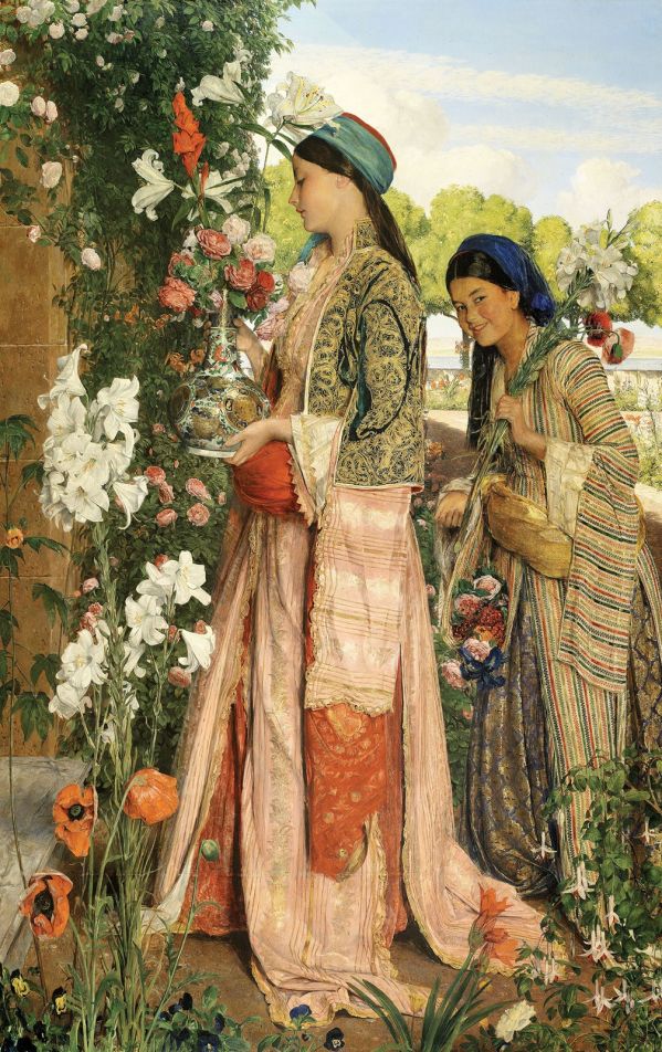 John Frederick Lewis Lilia pozłacana , XIX w.