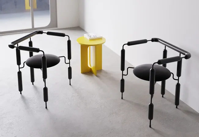 Poodle armchair Mati Sipiora fotel pudel