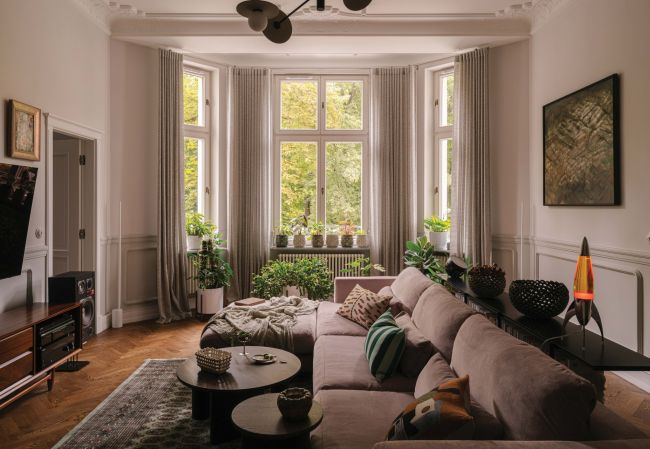 przedwojenny szyk w mieszkaniu w kamienicy