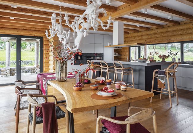 przytulny góralski dom pełen ciekawych dodatków