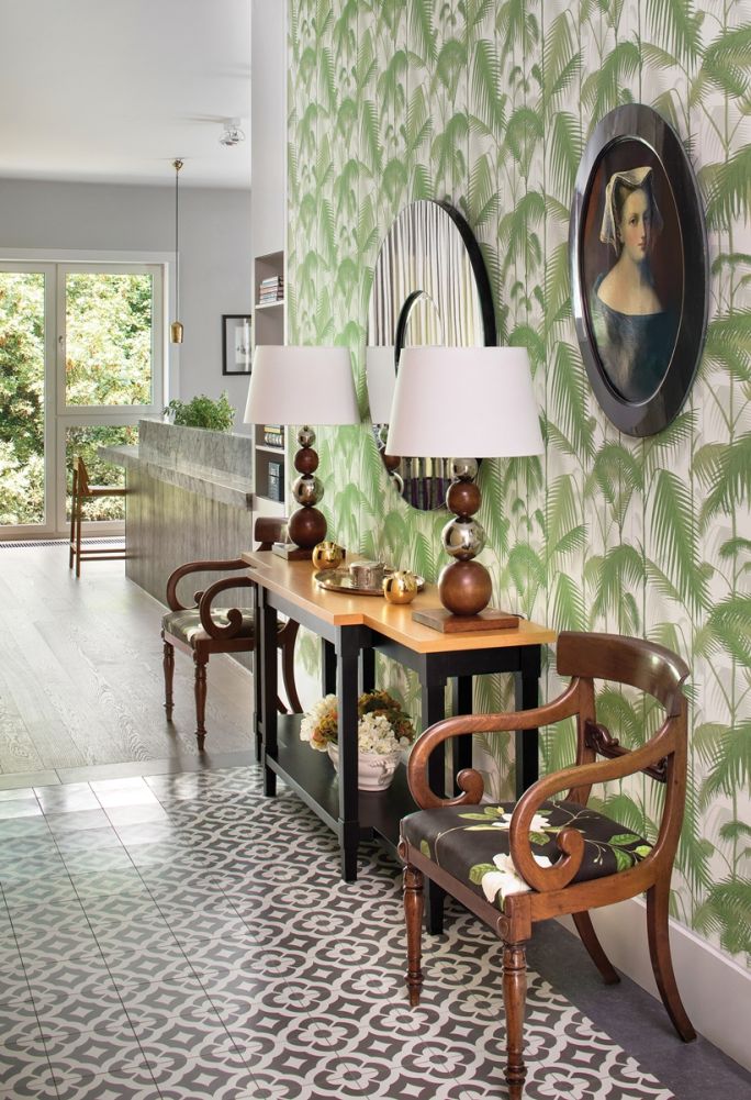 tapety na ściany w przedpokoju