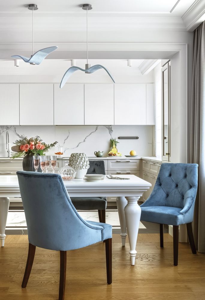 styl nowojorski kuchnia z jadalnią