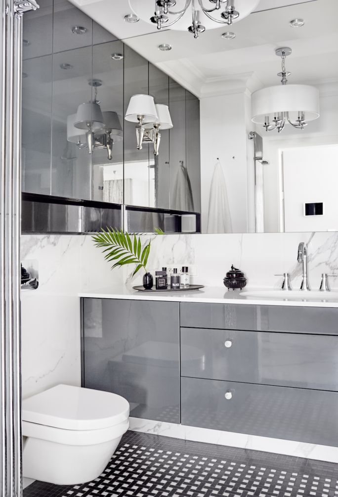 łazienka w stylu hamptons