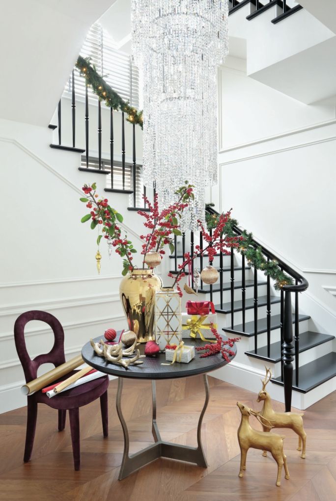 dekoracje bożonarodzeniowe na schody