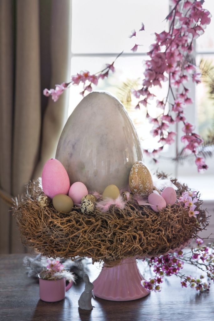 dekoracje wielkanocne z jajek