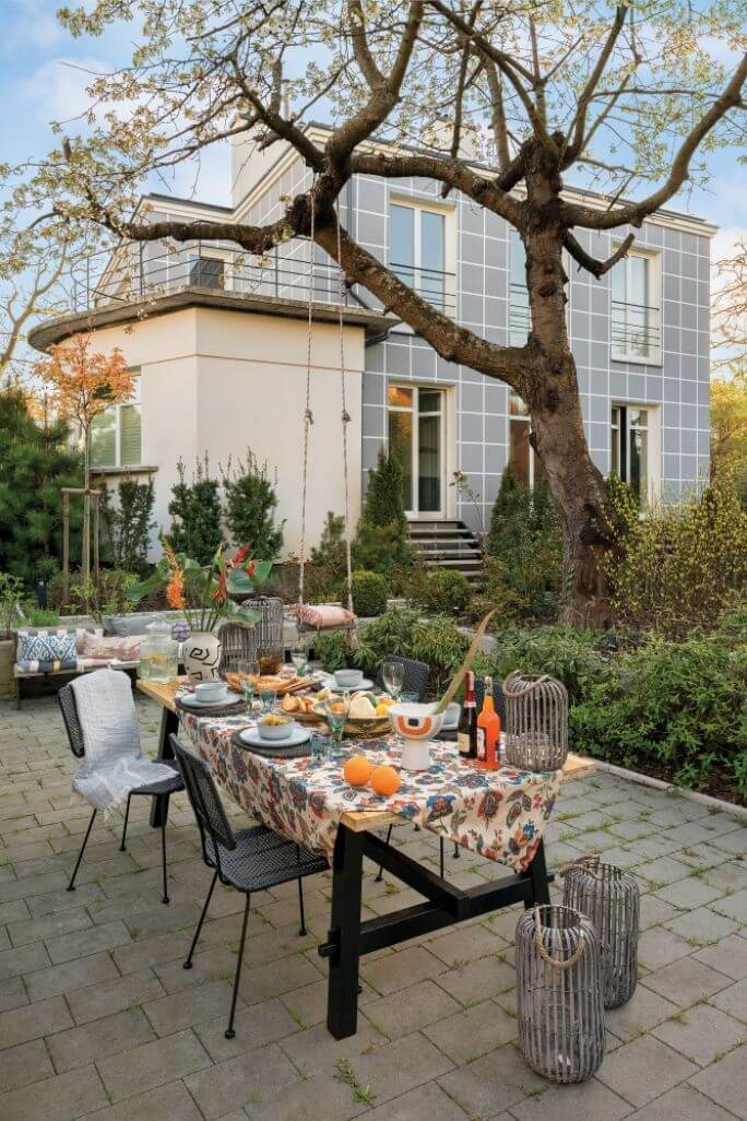 aranżacja wnętrza domu typu kostka