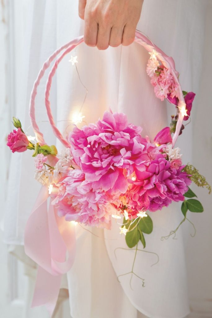 dekoracje diy z piwoniami