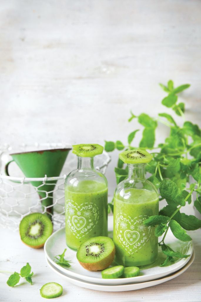 przepis na zdrowy zielony koktajl