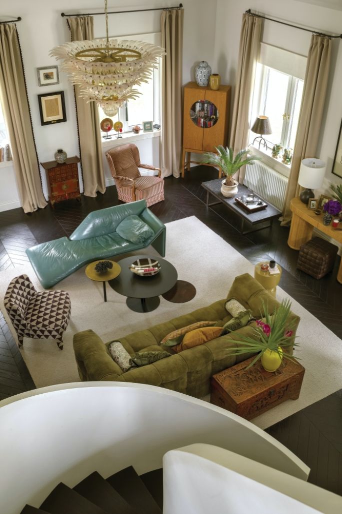 maksymalizm eklektyczny w domu stylistki Kamili Jakubowskiej Szmyd