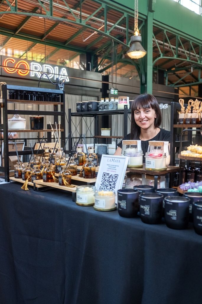 targi rękodzieła w hali koszyki