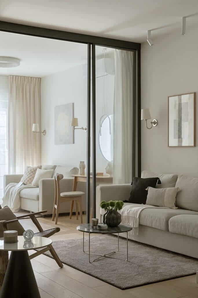 aranżacja mieszkania 60 m2