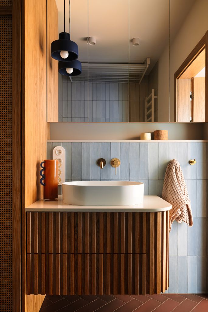 nowoczesna łazienka z nutą retro