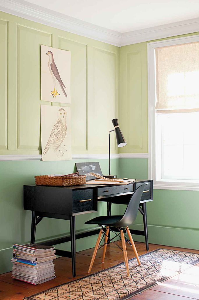 dwa kolory na jednej ścianie