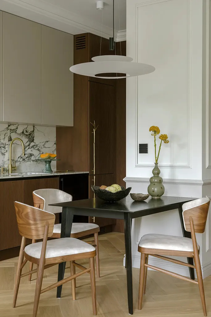 ryflowane szafki w kuchni