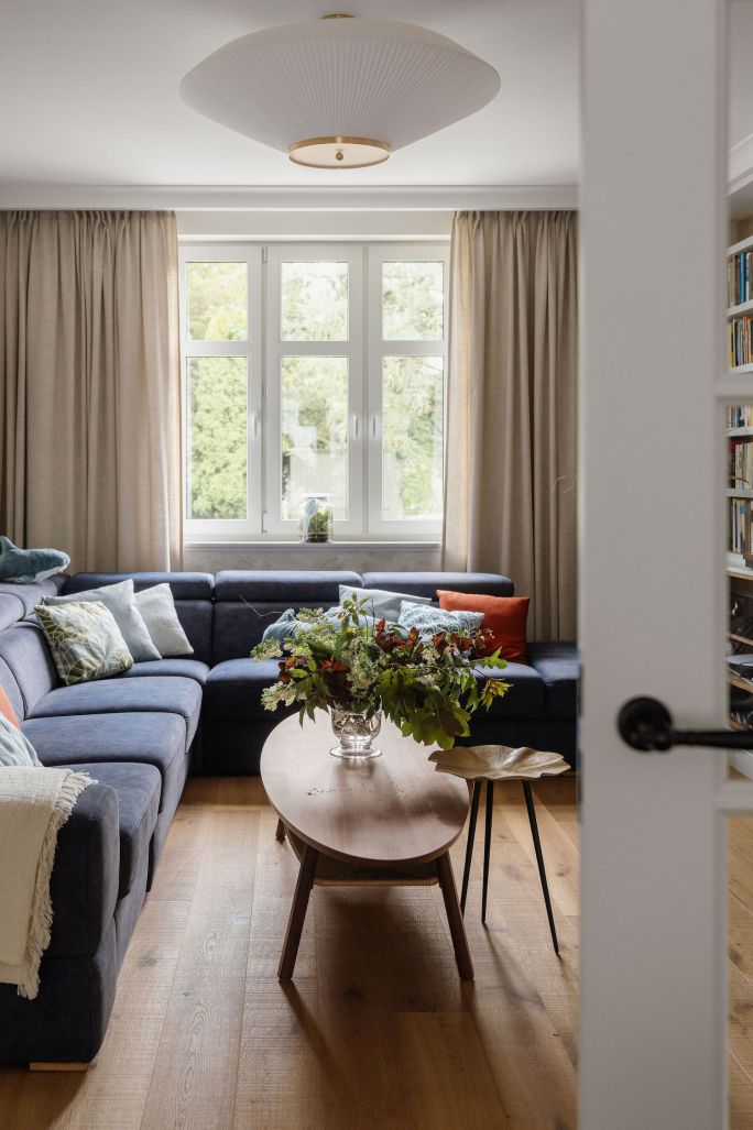 nowoczesna klasyka w salonie