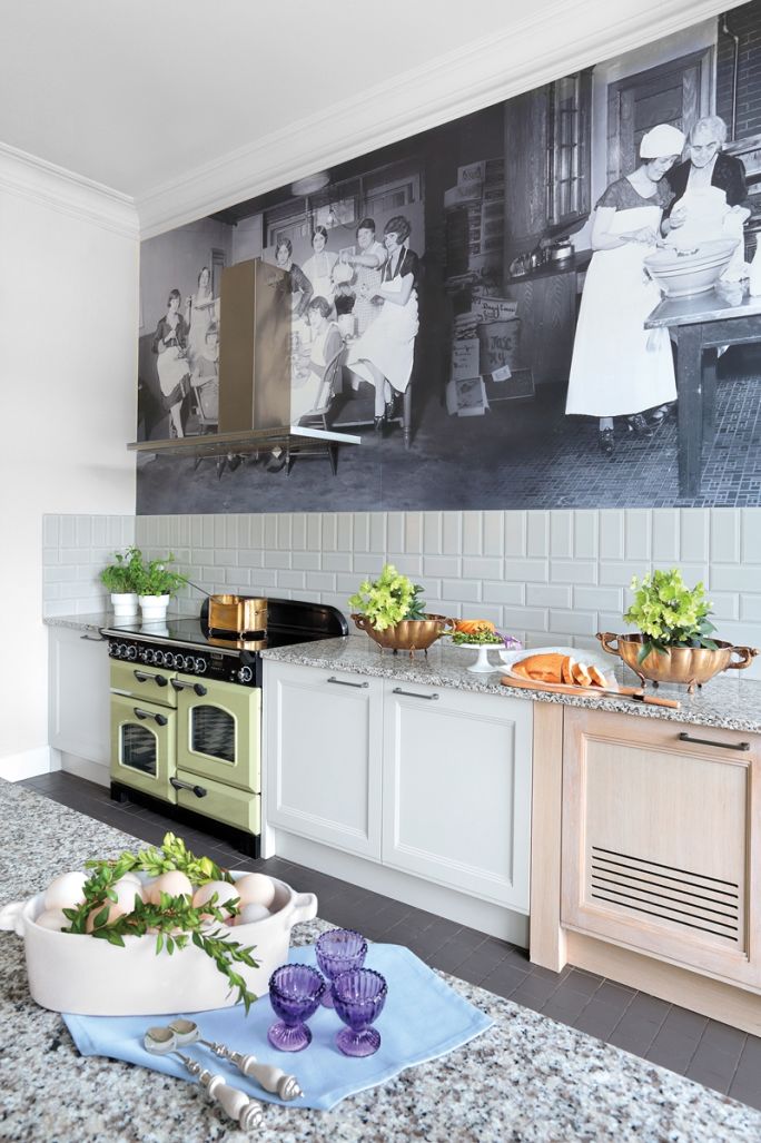 kuchnia w stylu retro