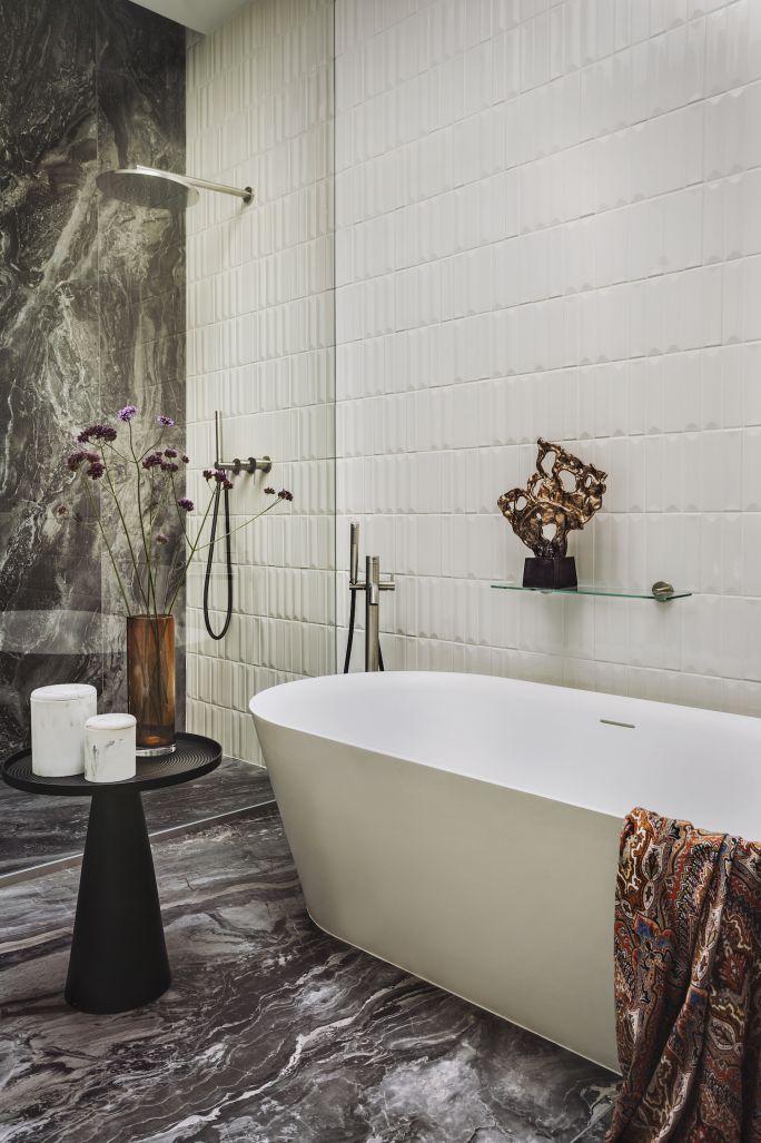 łazienka w stylu nowoczesnej klasyki