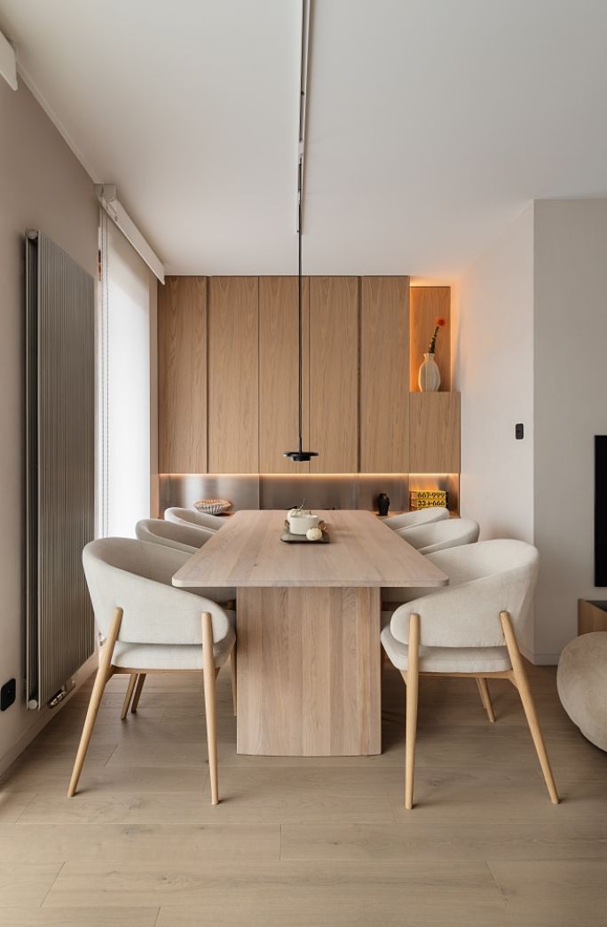 jadalnia w stylu quiet luxury