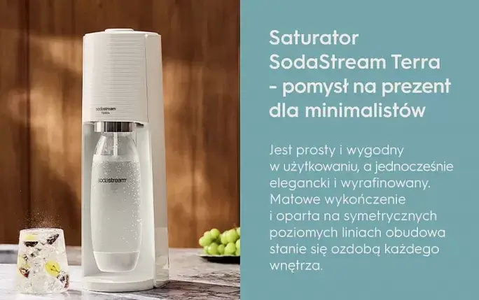 saturator do gazowania wody SodaStream Terra