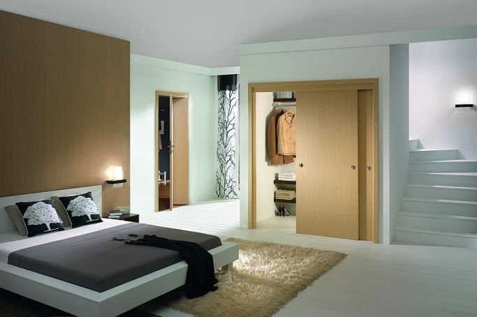 drzwi przesuwne w sypialni
