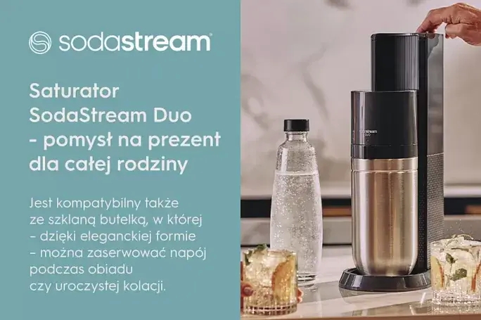 saturator do gazowania wody SodaStream Duo