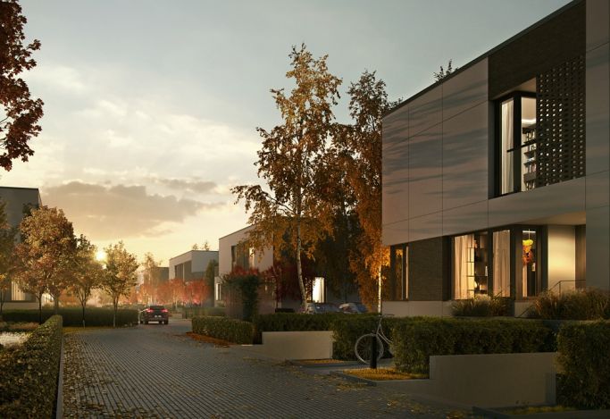 miasteczko Gaia Park zasilone zieloną energią z farmy wiatrowej