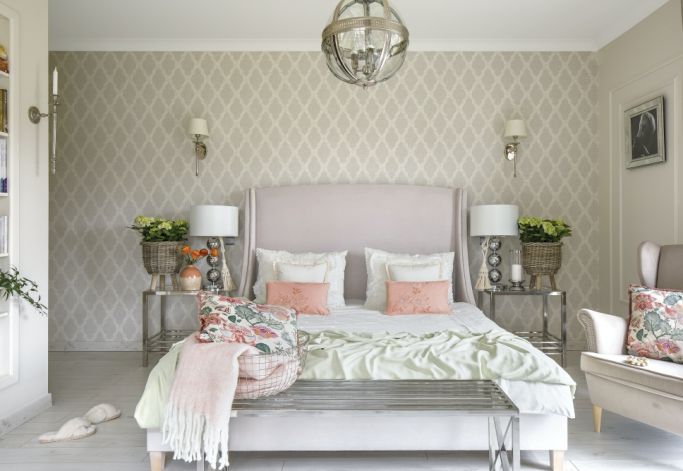 sypialnia modern classic