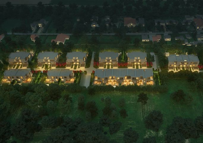 miasteczko Gaia Park zasilone zieloną energią z farmy wiatrowej