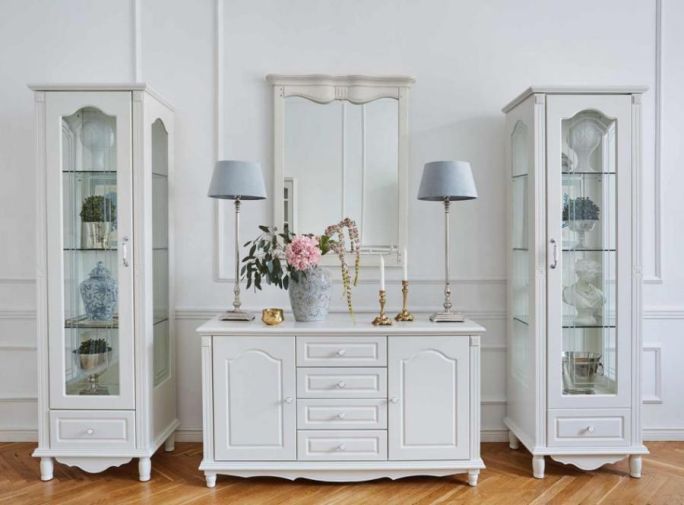 białe meble do salonu