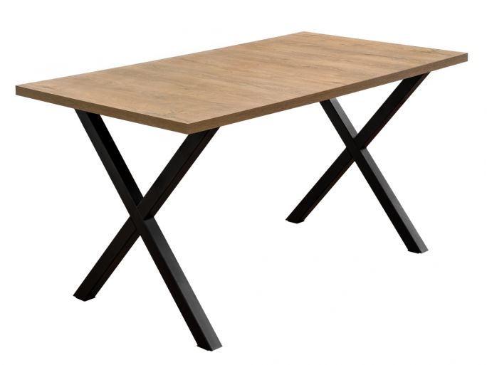 stół LOFT z metalowymi nogami - birdmeble.pl