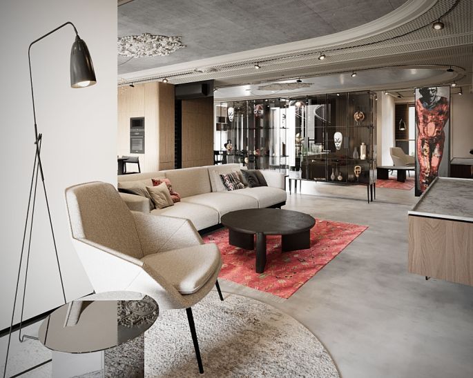 eklektyczny apartament w Krakowie