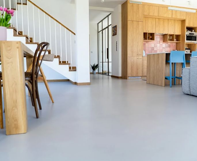 mikrocement na podłogach i ścianach