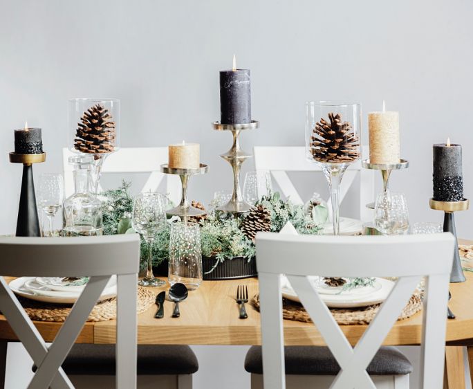 dekoracje świąteczne na stół