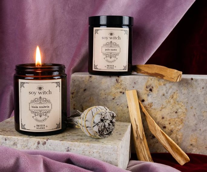 zestaw świec zapachowych pod choinkę