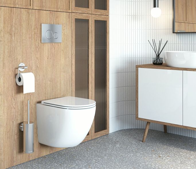 Miska WC Hamnes Stille z technologią SilentWhirl