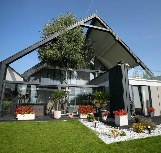 szklana weranda jako atelier