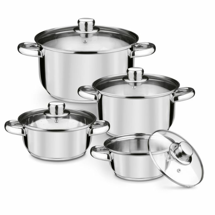zestaw garnków na indukcje tadar selva 8 elementów