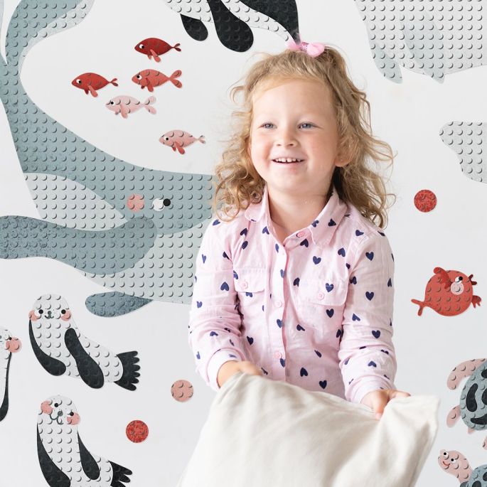 printed stories naklejki na ścianę dla dzieci