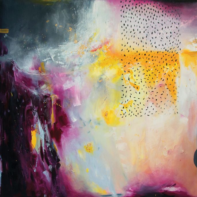 abstrakcyjne obrazy Joanny Osińskiej