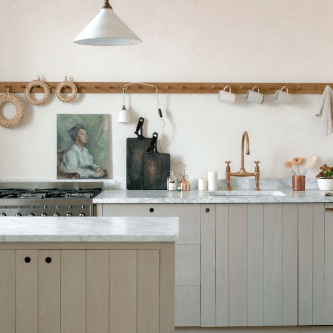 kuchnia bez górnych szafek