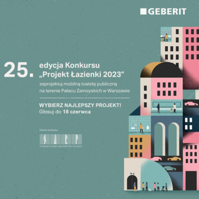 Trwa głosowanie Internautów w Konkursie Projekt Łazienki 2023
