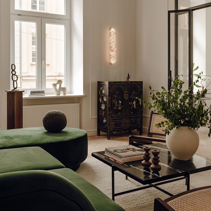 jak urządzić salon w kamienicy