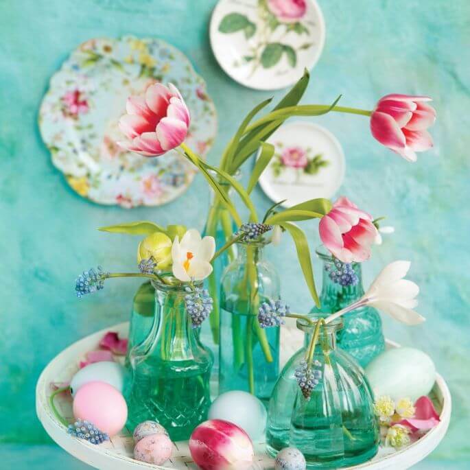 dekoracje stołu wielkanocnego